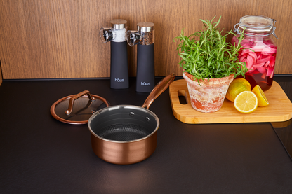HÂWS SANTO ROSE GOLD KASSEROLLE 1,5 L MED LÅG HYBRID