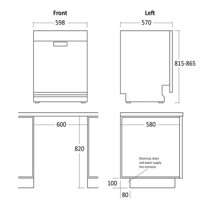 Scandomestic DWB1444WD
