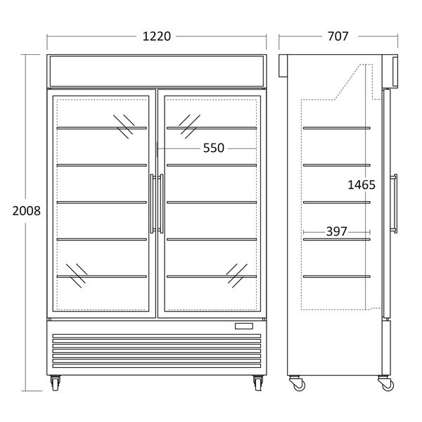 Scancool DF800BE