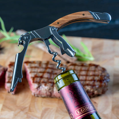 Laguiole pakkeløsning champagnesabel og proptrækker