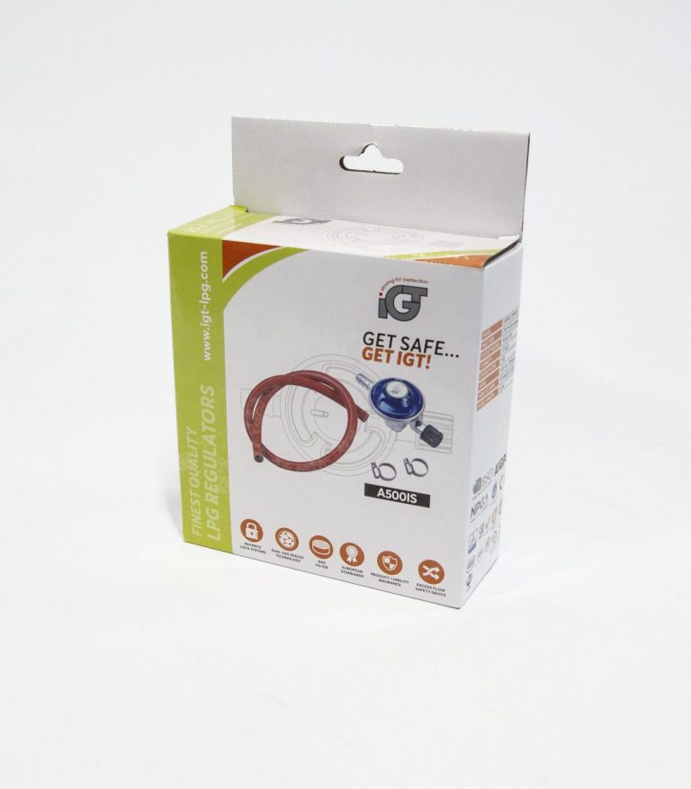 IGT regulatorsæt til gasdåse m. spændebånd