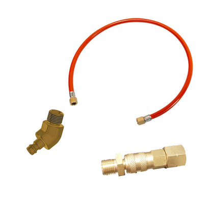 Komplet gastilslutningssæt - Fra gasudtag på campingvogn direkte til O-grill