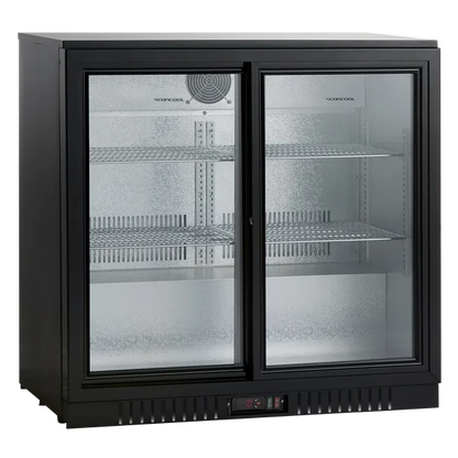 Barkøleskab med skydedøre 198 liter - SC 211 SLE Scandomestic