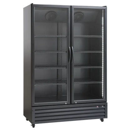 Display køleskab 1093 liter sort - SD 1326 BE Scandomestic