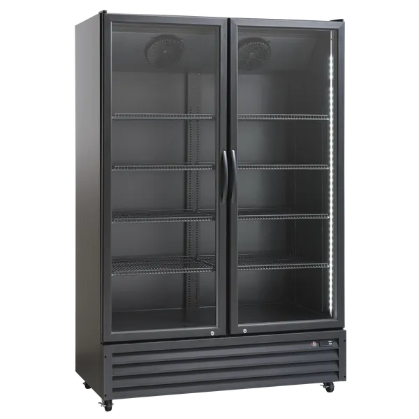 Display køleskab 1093 liter sort - SD 1326 BE Scandomestic