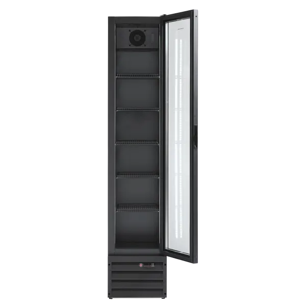 Display køleskab 166 liter sort - SD 226 BE Scandomestic