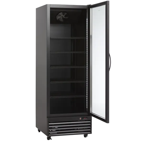 Display køleskab 592 liter sort - SD 726 BE Scandomestic