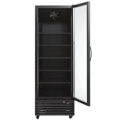 Display køleskab 592 liter sort - SD 726 BE Scandomestic