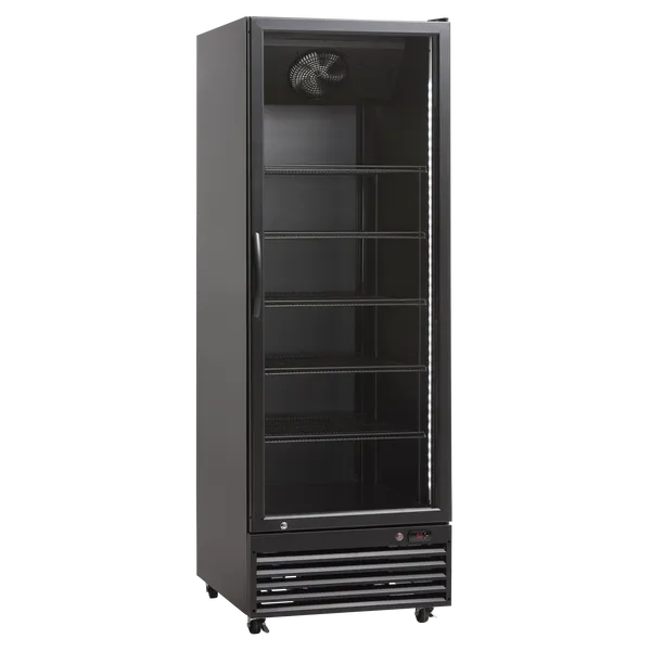 Display køleskab 592 liter sort - SD 726 BE Scandomestic