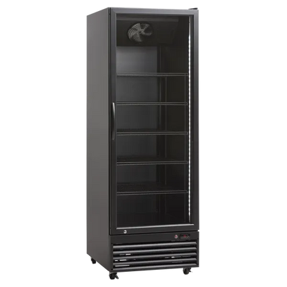 Display køleskab 592 liter sort - SD 726 BE Scandomestic