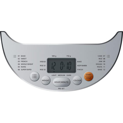 Steba Bagemaskine, 12 programmer, 500 / 750 g brød